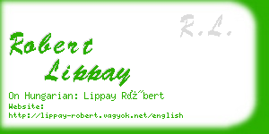 robert lippay business card